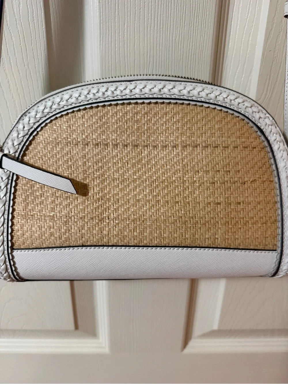 Kate Spade New York Reiley Straw Dome Crossbody Bag